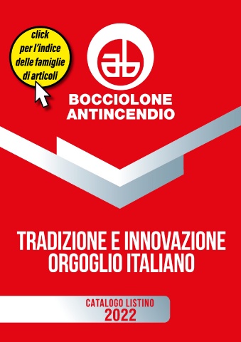 bocciolone antincendio - catalistino 2022